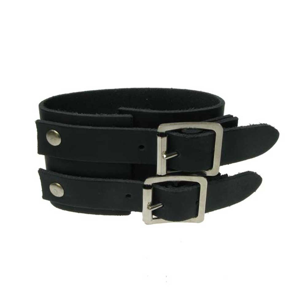 Bullet 69 - 3 row plain Polsband - Zwart